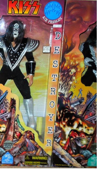 Kiss Ace Frehley 2 foot tall doll, figure by art asylum.JPG