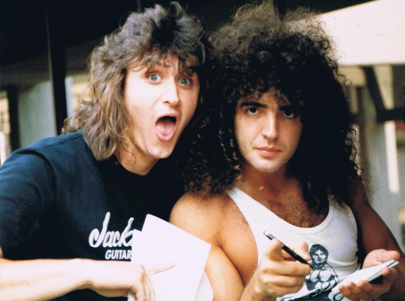 Fred  and  Bobby  Rock - Baltimore , Md.  '88  (Hammerjacks  show).jpg