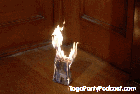 flaming bag of shit brown with a hint of piss hilight