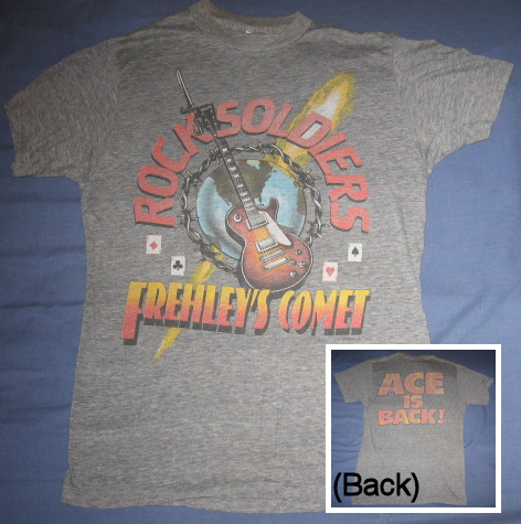 "Ace Is Back" ... on the back.